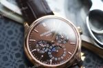 Patek Philippe Complications Swiss Cal.240 Q Movement RG Case Chocolate Face Watch 40mm 